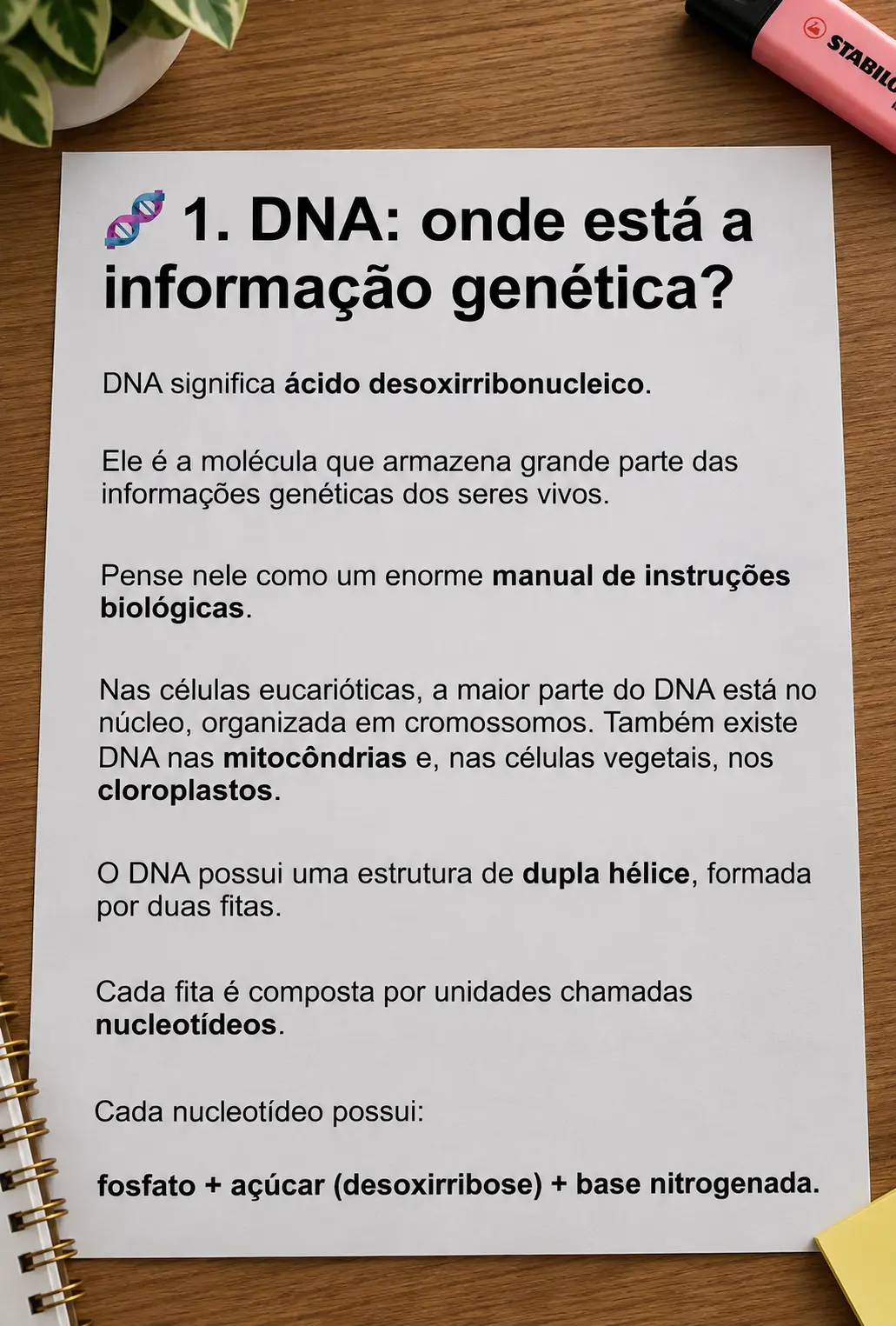 Amostra de conteúdo didático do material do ENEM